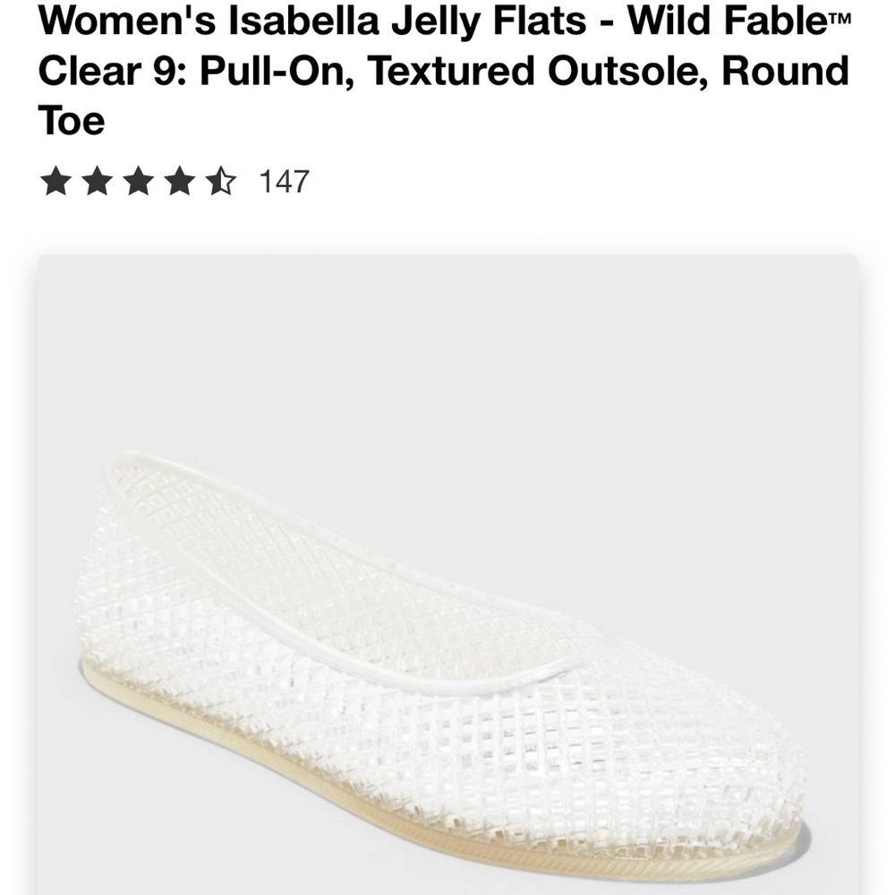 Target wild fable Isabella jelly shoes